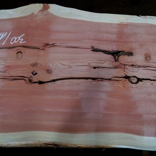 Redwood Tischplatte, ca. 3000 x 1000(1100) x 100 mm, 12908