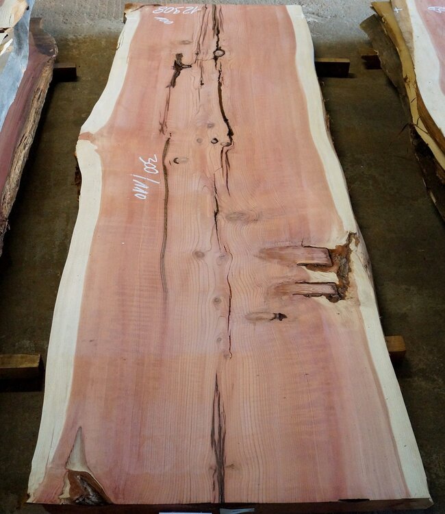 Redwood Tischplatte, ca. 3000 x 1000(1100) x 100 mm, 12908