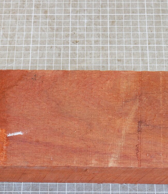 Padouk afrikanisch ca. 295 x 115 x 52 mm, 1,4 kg