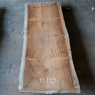 Sapeli Mahogany table top, approx. 2150 x 850 x 52mm, 13199