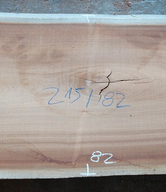 Sapeli Mahagoni Tischplatte, ca. 2150 x 820 x 52mm, 13201