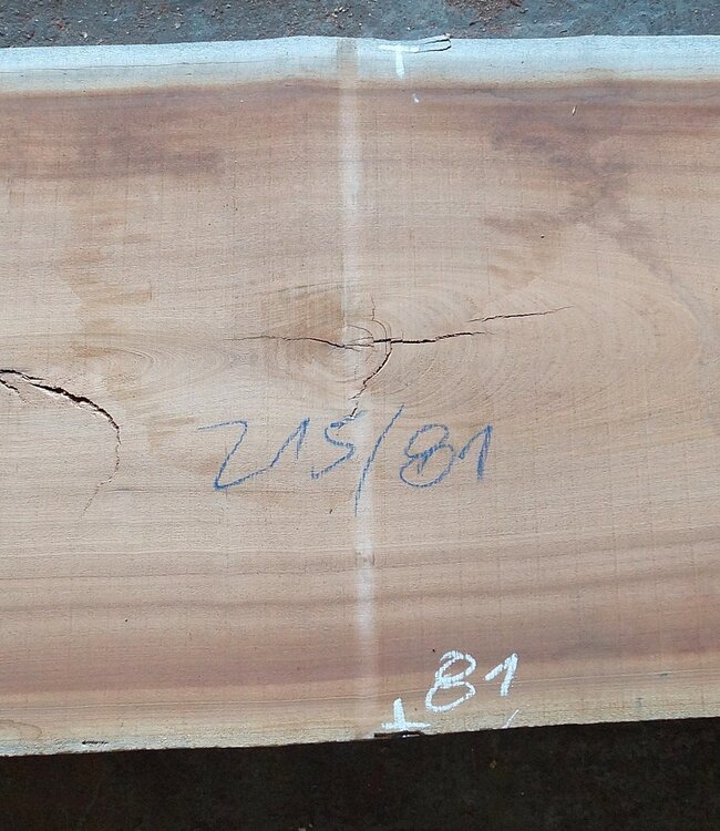 Sapeli Mahagoni Tischplatte, ca. 2000 x 810 x 52mm, 13202