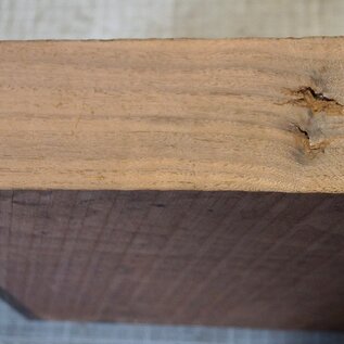 Black Walnut,  approx. 230 x 230 x 65mm, 2,50kg