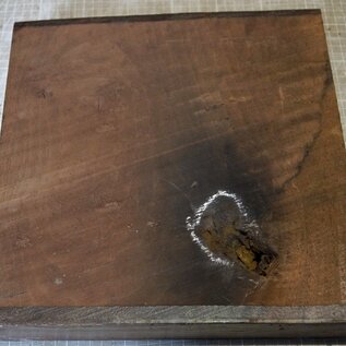 Black Walnut,  ca. 300 x 300 x 60mm, 3,86kg