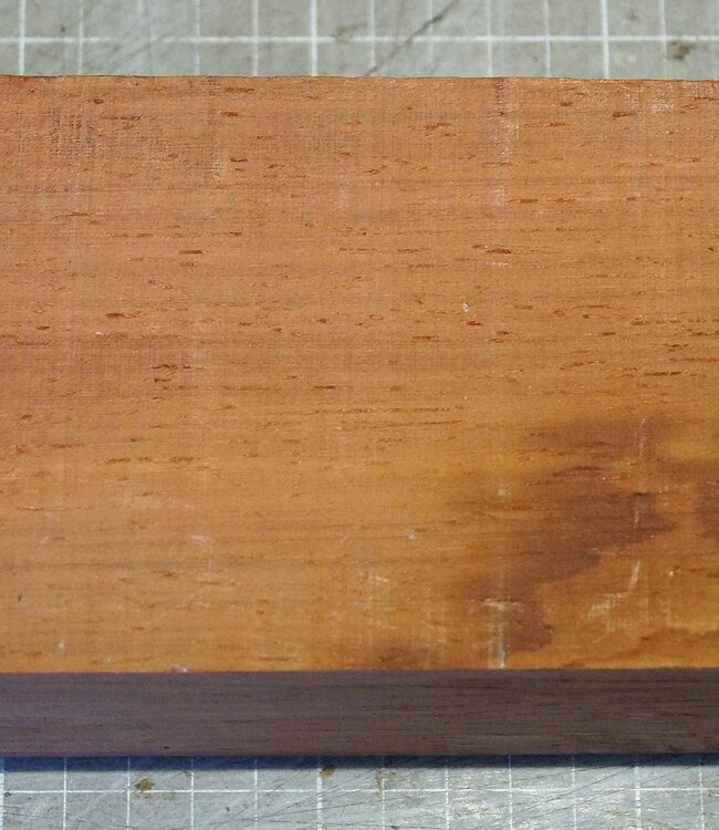 Padouk, ca. 200 x 90 x 55mm, 0,8kg