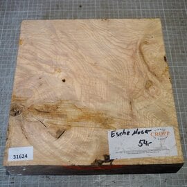 Ash, burl, approx. 285 x 270 x 53mm, 3,1kg