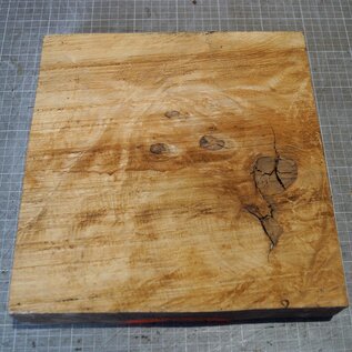 Ash, burl, approx. 285 x 270 x 53mm, 3,1kg