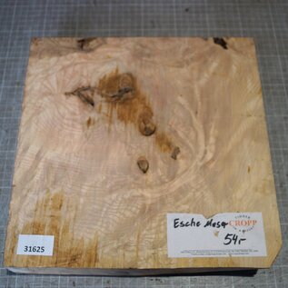 Ash, burl, approx. 300 x 300 x 52mm, 3,3kg