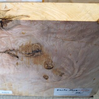 Ash, burl, approx. 300 x 300 x 52mm, 3,3kg