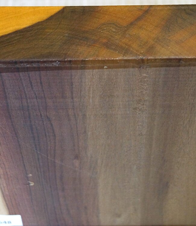 African Birch, approx. 240 x 240 x 50mm, 2,8kg