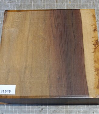 African Birch, approx. 240 x 240 x 50mm, 2,8kg