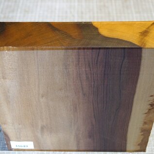 African Birch, approx. 240 x 240 x 50mm, 2,8kg