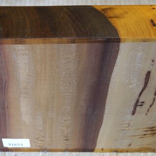 African Birch, approx. 230 x 230 x 53mm, 2,7kg