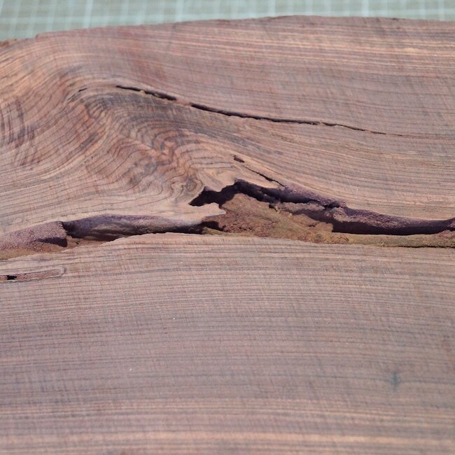 Königsholz, Veilchenholz, ca. 665 x 225 x 110mm, 11,82kg