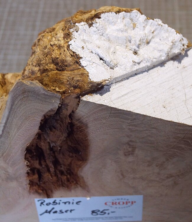 Robinie Maser, ca. 320 x 220mm, 4,06kg
