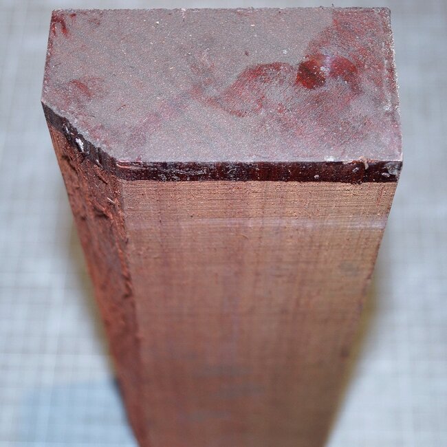 Padouk, approx. 300 x 95 x 52mm, 1,4kg