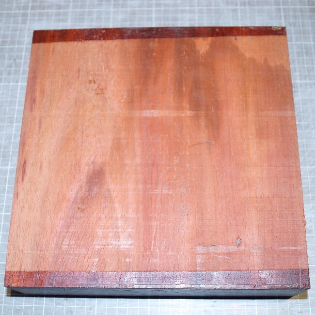 Padouk, approx. 250 x 250 x 65mm, 3kg