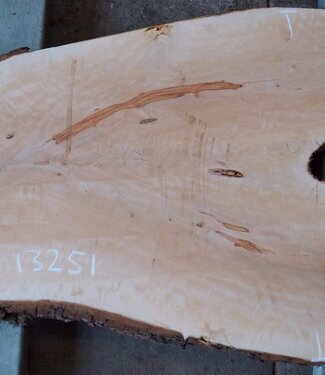 Pearwood, fiddleback, approx. 1200 x 710/440 x 45 mm, 13251