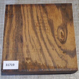 Zebrawood, approx. 190 x 190 x 55mm, 1,54kg