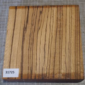 Zebrawood, approx. 195 x 203 x 55mm, 1,58kg