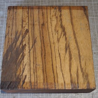 Zebrawood, approx. 195 x 203 x 55mm, 1,58kg