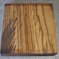 Zebrawood, approx. 195 x 203 x 55mm, 1,58kg