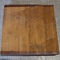 Zebrawood, approx. 234 x 230 x 53mm, 2,38kg