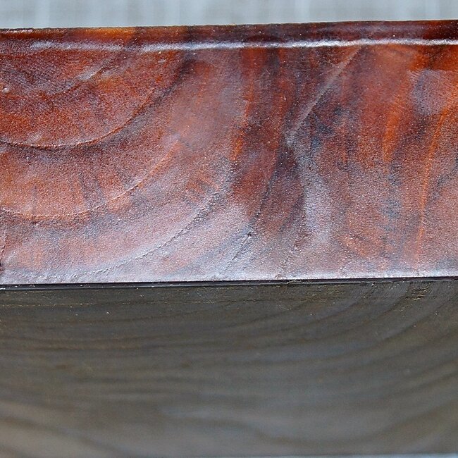 Teak(Plantage), ca. 260 x 260 x 47-57mm, 2,9kg