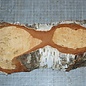 Birch burl, approx. 305 x 130 x 40mm, 1,1kg