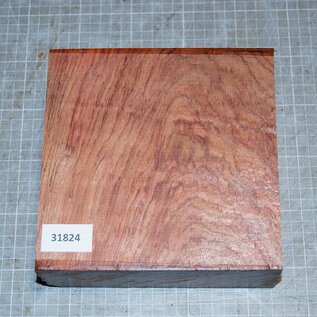 Bubinga, ca. 180 x 180 x 78mm, 2,5kg