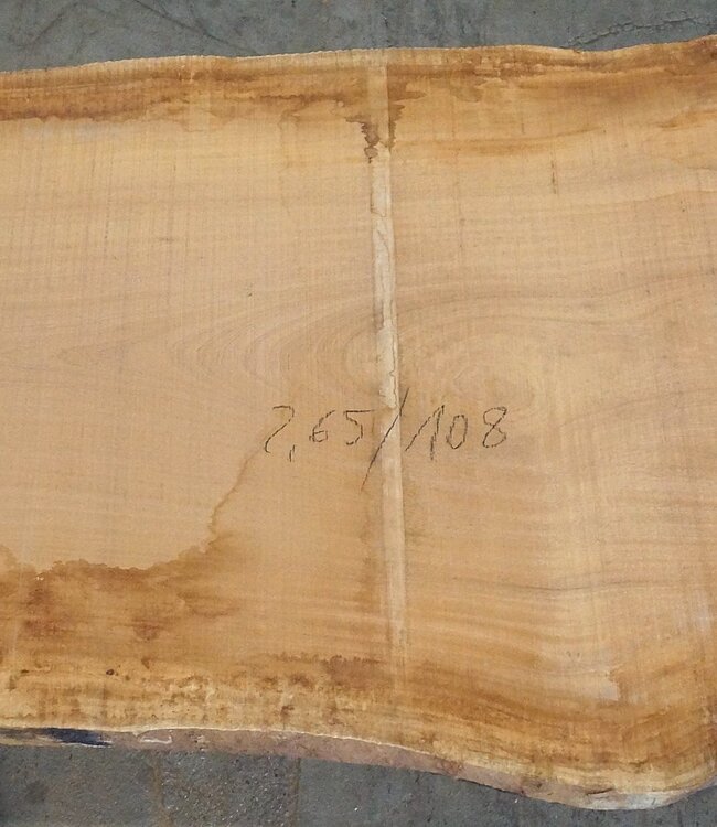Sapeli Mahagoni, Tischplatte, ca. 2650 x 1080(1140) x 55 mm, 12729