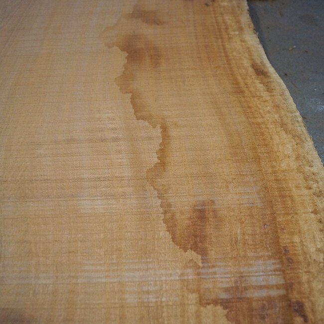 Sapeli Mahagoni, Tischplatte, ca. 2650 x 1080(1140) x 55 mm, 12729