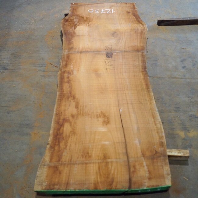 Sapeli Mahagoni, Tischplatte, ca. 2650 x 920(1090) x 55 mm, 12730