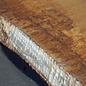 Sapeli Mahagoni, Tischplatte, ca. 2650 x 910(1040) x 55 mm, 12731