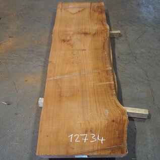 Sapeli Mahogany, table top, approx. 2650 x 660(800) x 55 mm, 12734