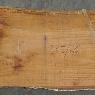 Sapeli Mahogany, table top, approx. 2650 x 660(800) x 55 mm, 12734