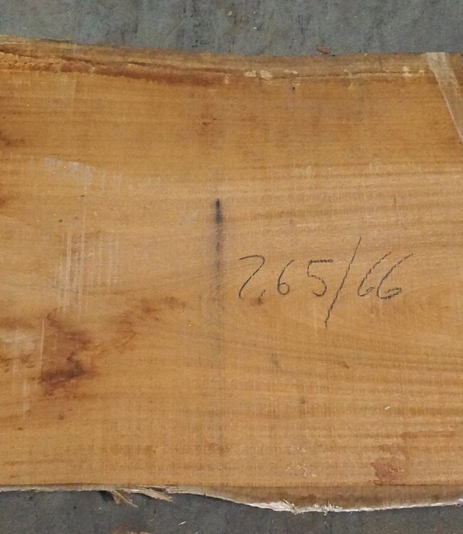 Sapeli Mahagoni, Tischplatte, ca. 2650 x 660(800) x 55 mm, 12734