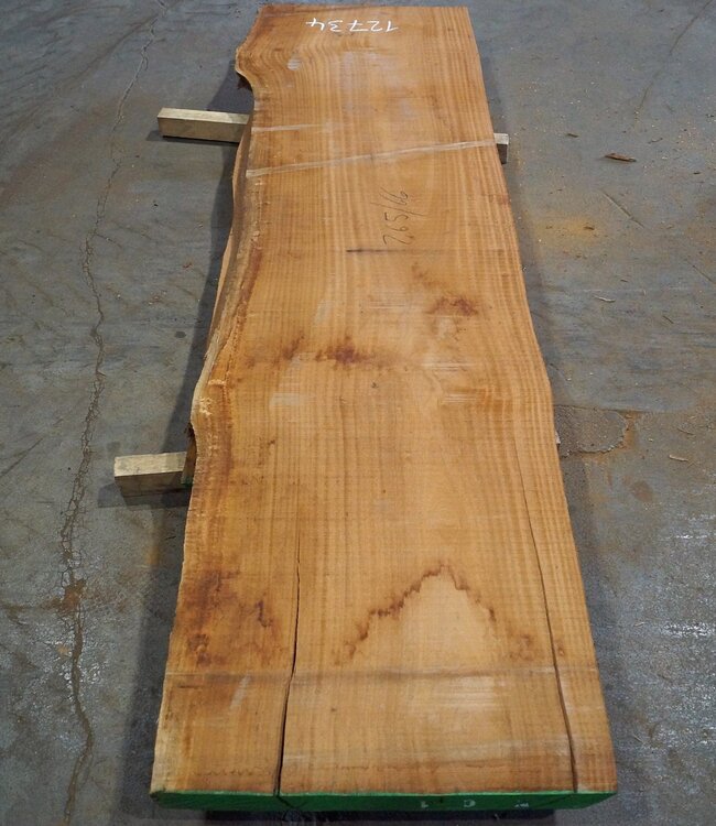 Sapeli Mahagoni, Tischplatte, ca. 2650 x 660(800) x 55 mm, 12734