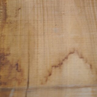 Sapeli Mahogany, table top, approx. 2650 x 660(800) x 55 mm, 12734