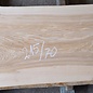 Olive ash, table top, approx. 2150 x 700 x 58 mm, 13266