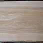 Olive ash, table top, approx. 2150 x 700 x 58 mm, 13266