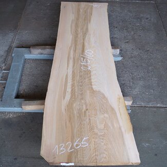 Olive ash, table top, approx. 2150 x 600 x 58 mm, 13265