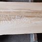 Olive ash, table top, approx. 2150 x 600 x 58 mm, 13265