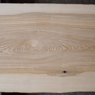 Olive ash, table top, approx. 2150 x 620 x 58 mm, 13262
