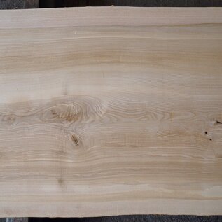 Olive ash, table top, approx. 2150 x 680 x 58 mm, 13260
