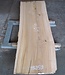 Olive ash, table top, approx. 2150 x 700 x 58 mm, 13259