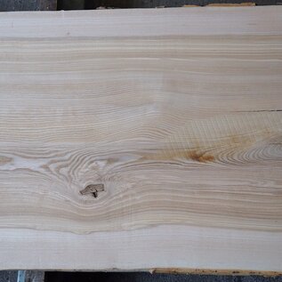 Olive ash, table top, approx. 2150 x 700 x 58 mm, 13259