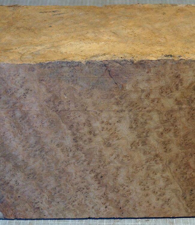 Amboina burl, approx.  440/540 x 245 x 160mm, 10kg