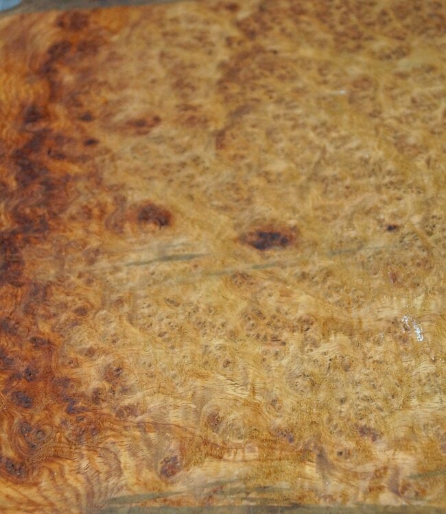 Amboina burl, approx. 550 x 245/305 x 140mm, 12,3kg