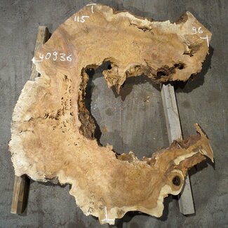 Amboina Maser, ca.  1150 x 960 x 55 mm, 25,5kg, 40936